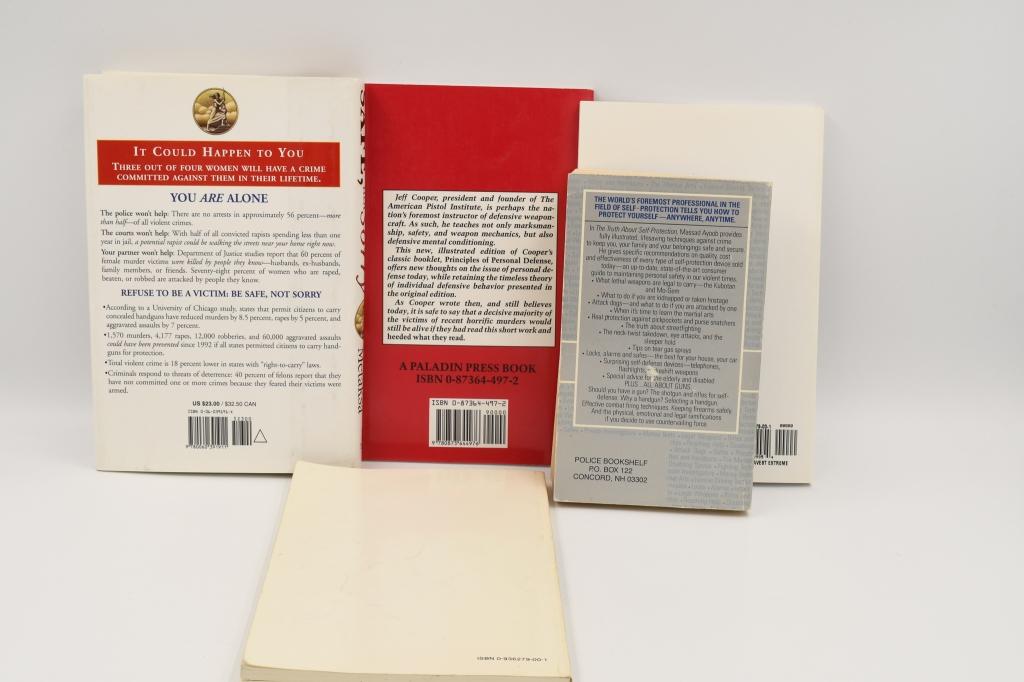 Lot of 5 Personal Defense Books