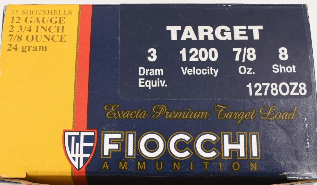 100 Rounds Of Fiocchi 12 Ga Shotshells
