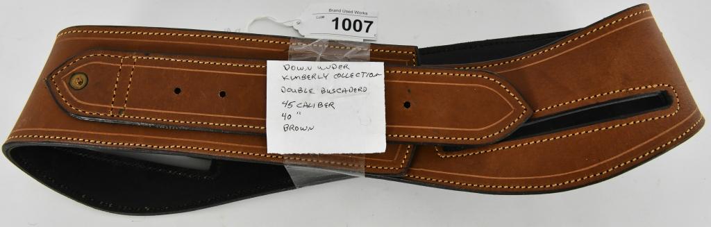 Down Under Double Buscadero 45 Cal 40" Br Belt