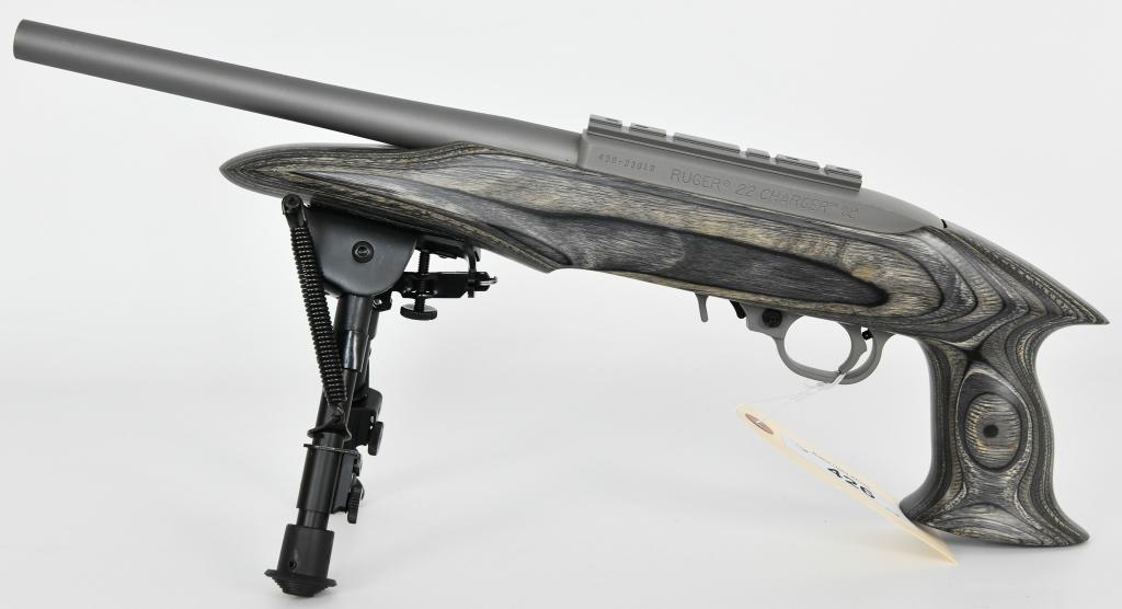 Ruger Charger Semi Auto Pistol .22 LR W/ Bipod