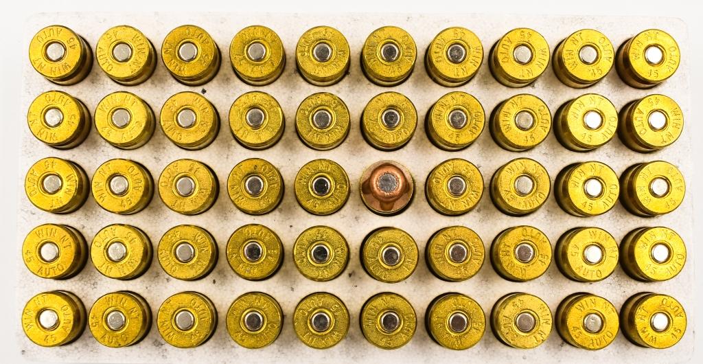 100 Rounds Of Winchester WinClean .45 ACP Ammo