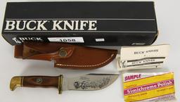 Ducks Unlimited Buck Knife with Sheath