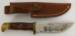 Ducks Unlimited Buck Knife with Sheath