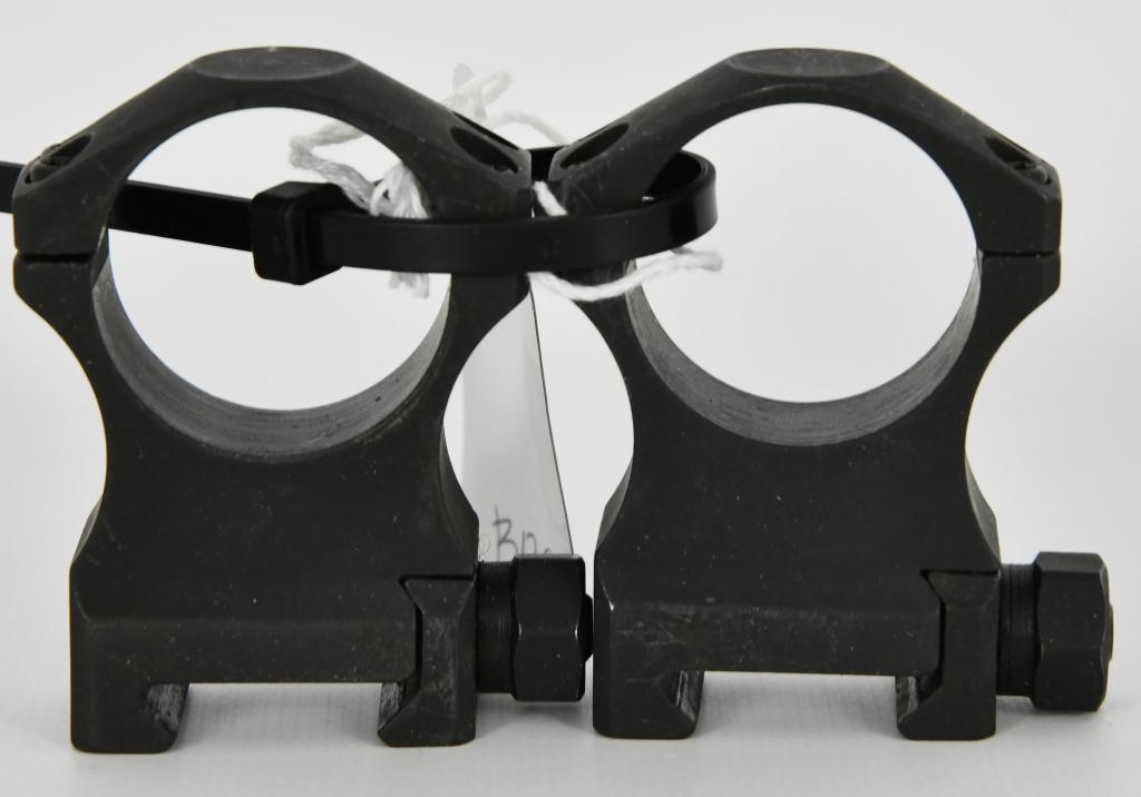 High Rise Black Matte 1" Scope Rings