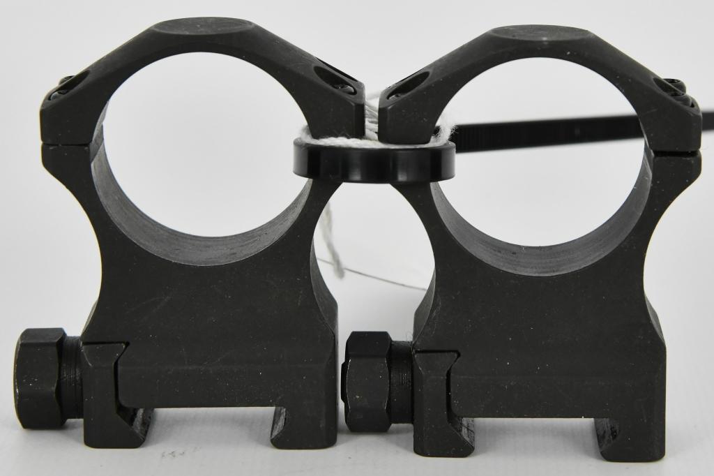 High Rise Black Matte 1" Scope Rings