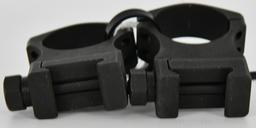 High Rise Black Matte 1" Scope Rings