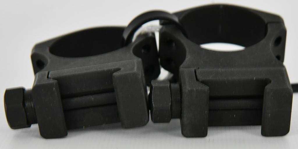 High Rise Black Matte 1" Scope Rings