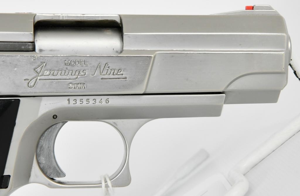 Bryco Jennings Model Nine Semi Auto 9MM Pistol