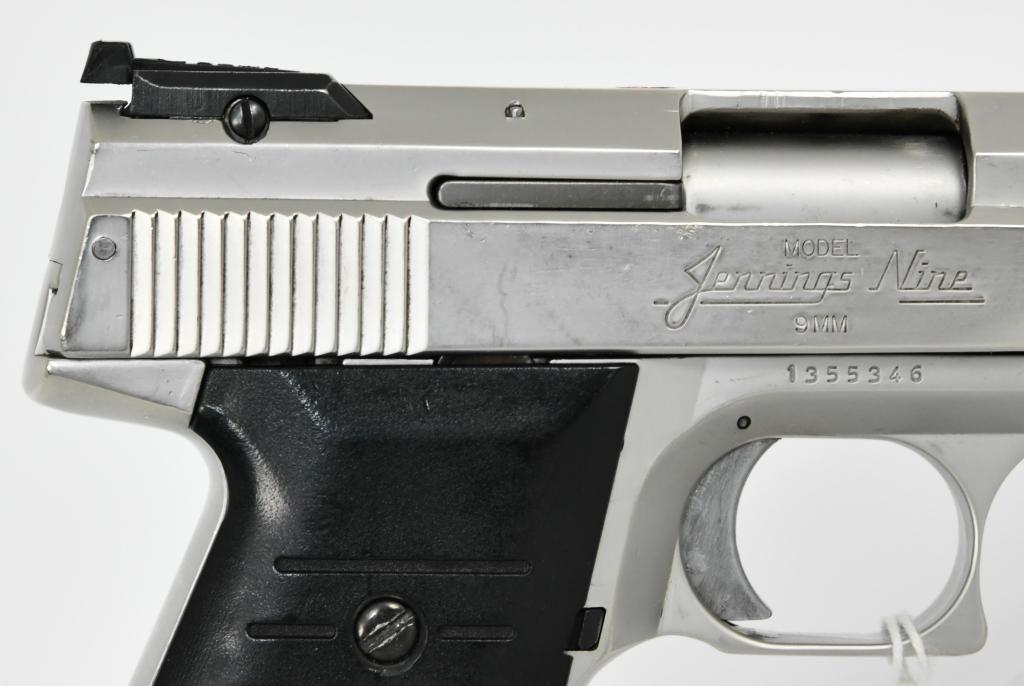 Bryco Jennings Model Nine Semi Auto 9MM Pistol