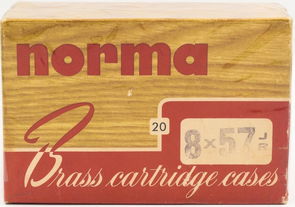 40 Count Of Norma 8x57 JR Empty Brass Casings