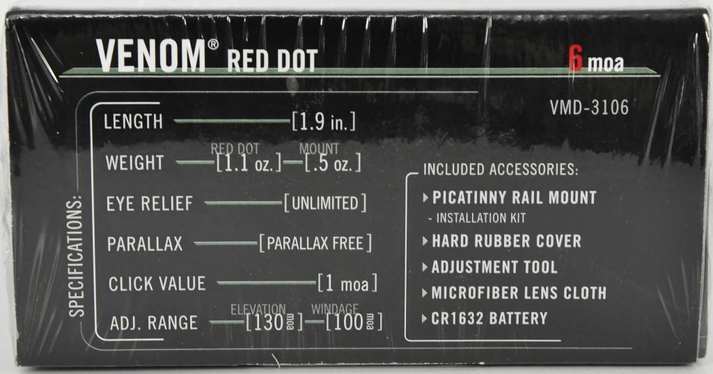 NIB Vortex Venom 1x26.5mm Red Dot Sight