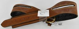 Down Under Double Buscadero 45 cal 44" Belt Brown