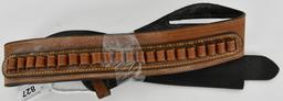 Down Under Double Buscadero 45 cal 44" Belt Brown