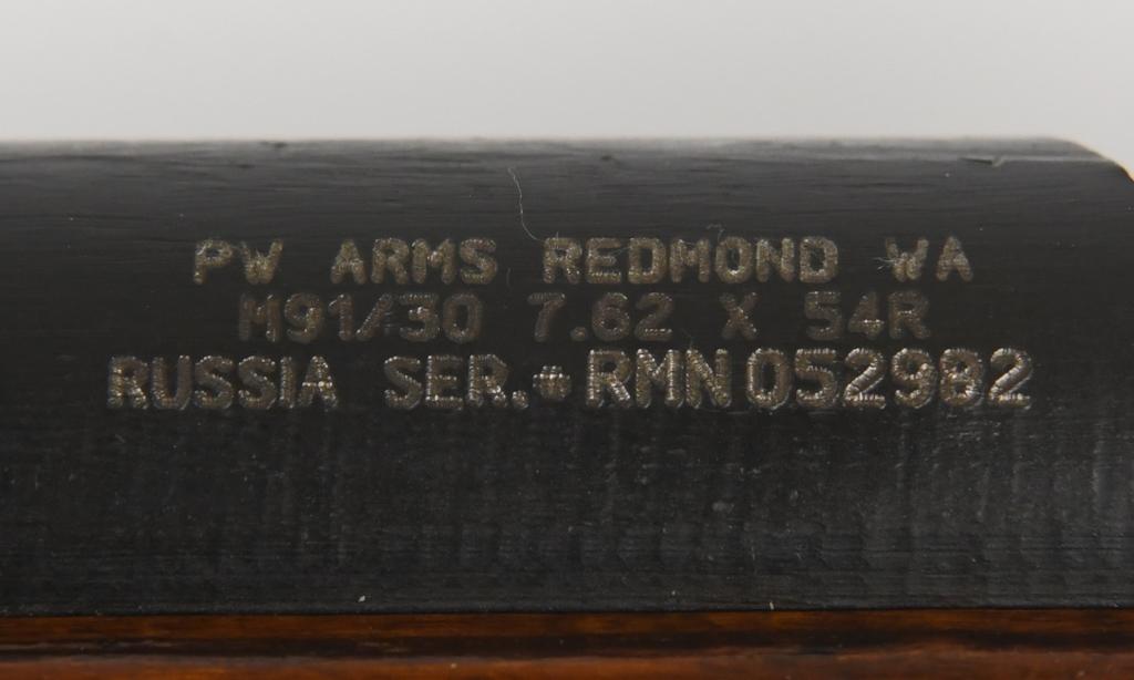 Mosin Nagant M91/30 Bolt Action Rifle 7.62X54R