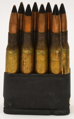 48 Round Bandolier Of AP .30-06 On Stripper Clips