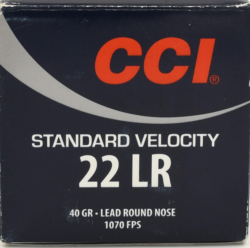 500 Rounds Of CCI Standard Velocity .22 LR Ammo