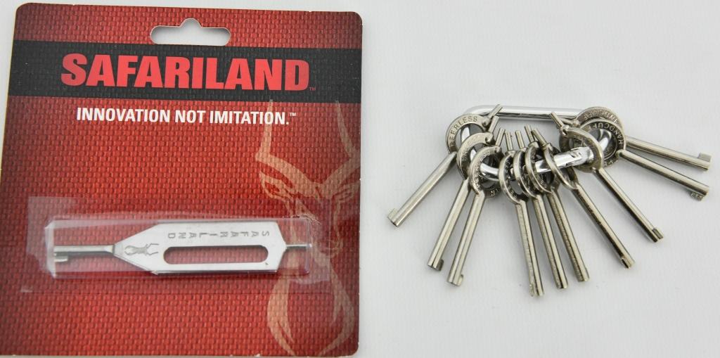 Hand Cuff Key Lot-10 Peerless Keys & Safariland