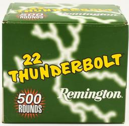 500 Rounds Of Remington Thunderbolt .22 LR Ammo