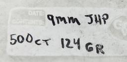 500 Count 9MM JHP 124 Grain (Tips Only)