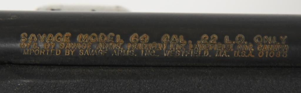 Savage Model 64 Semi Auto Rifle .22 LR