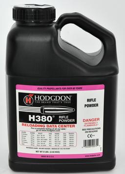 8 LB Jug of Hodgdon H380 Spherical Rifle Powder