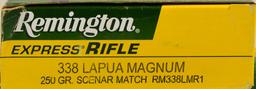 Lot of 40 Remington .338 Lapua Magnum Match Ammo