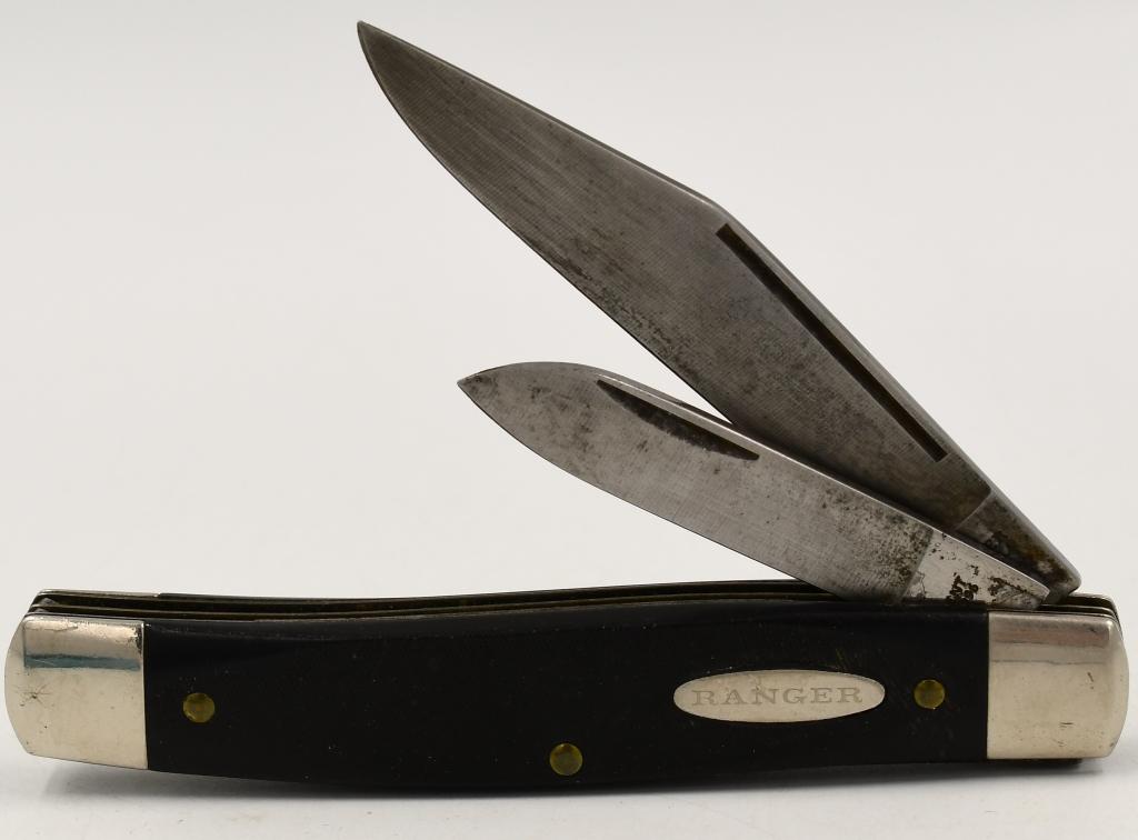 Vintage RANGER 2 Blade Folding Pocket Knife Prov