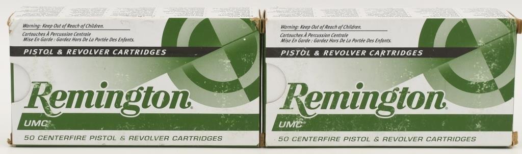 100 Rounds Of Remington UMC 9mm Luger Ammo