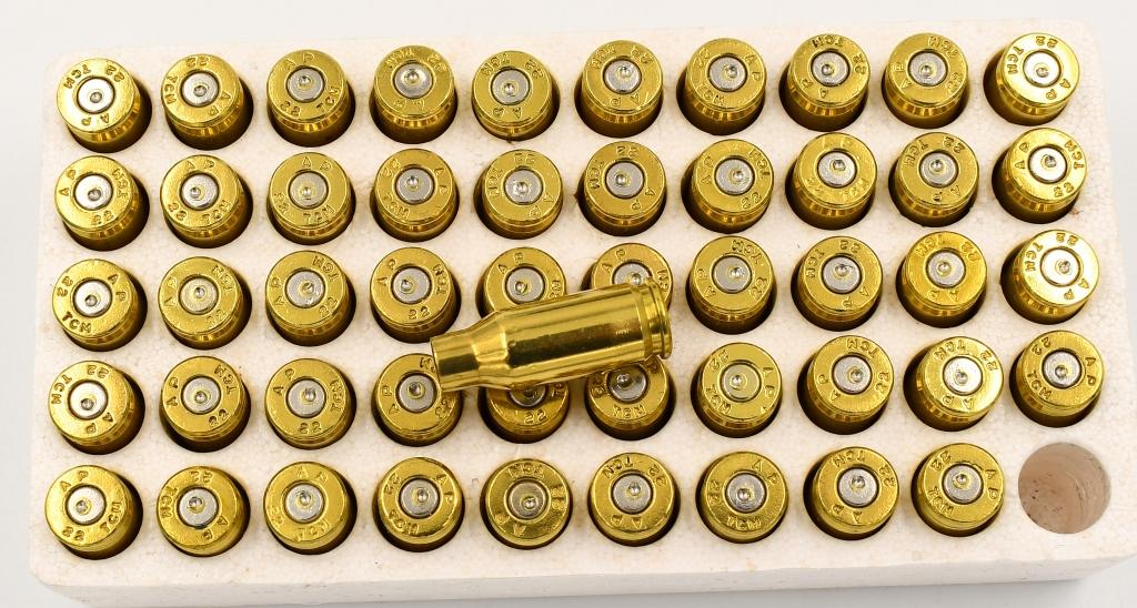 100 Armscor "Once fired" Brass Casings 22 TCM