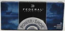 20 rds 375 H&H mag Federal Power Shok ammo