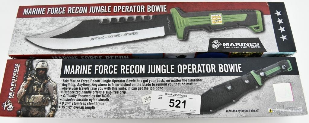 Marine Force Recon Jungle Operator Bowie Knife NIB