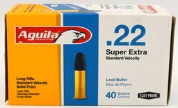 500 Rounds Of Aguila .22 LR Standard Velocity Ammo