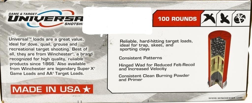 100 Rounds Of Winchester Heavy Load 12 Ga