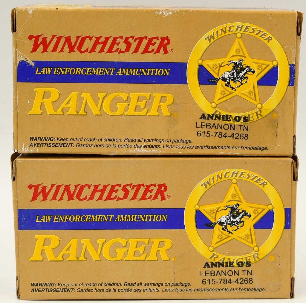 100 Rounds Of Winchester Ranger 9mm Luger Ammo