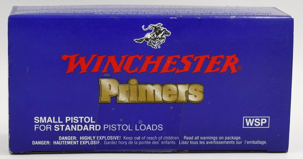 1100 Count Winchester Small Pistol Primers #1-1/2