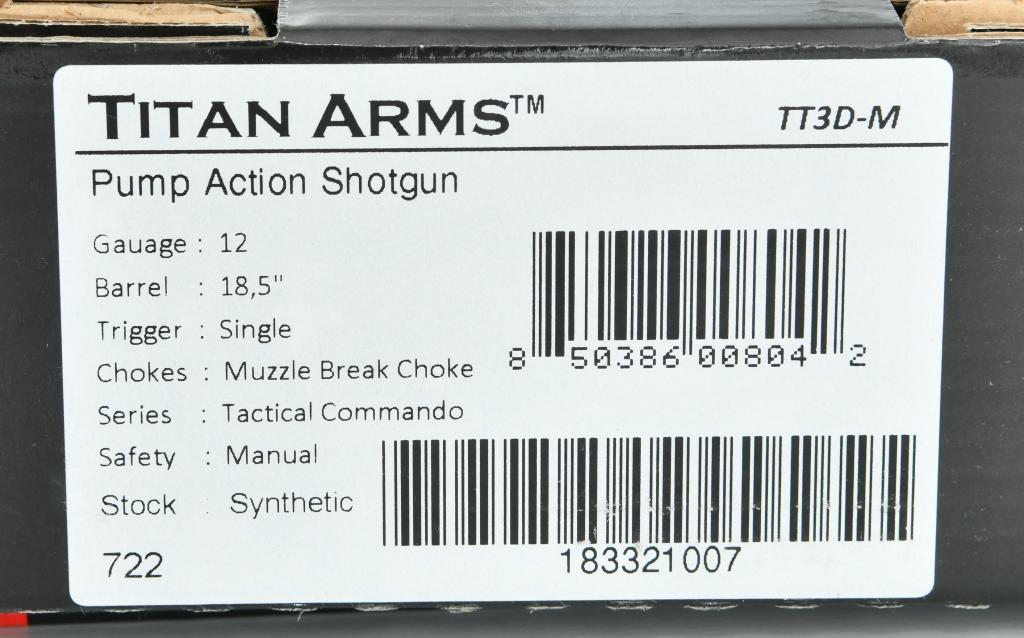 NEW Titan Arms HDP Tactical Marine 12 Gauge