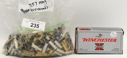Approx 200 Ct Various .357 Mag Empty Brass Casings