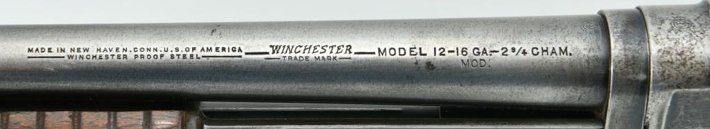 Winchester Model 12 Pump Action 16 Gauge Shotgun