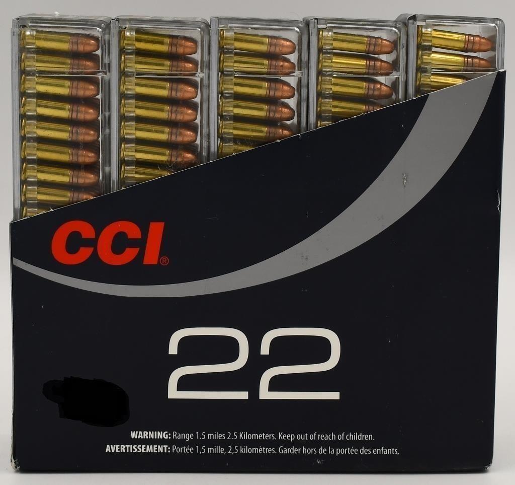 500 Rounds Of CCI .22 LR Mini-Mag Ammunition