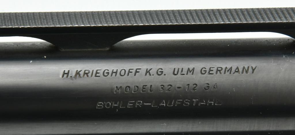 Cased Krieghoff Model 32 Over-Under Shotgun Set