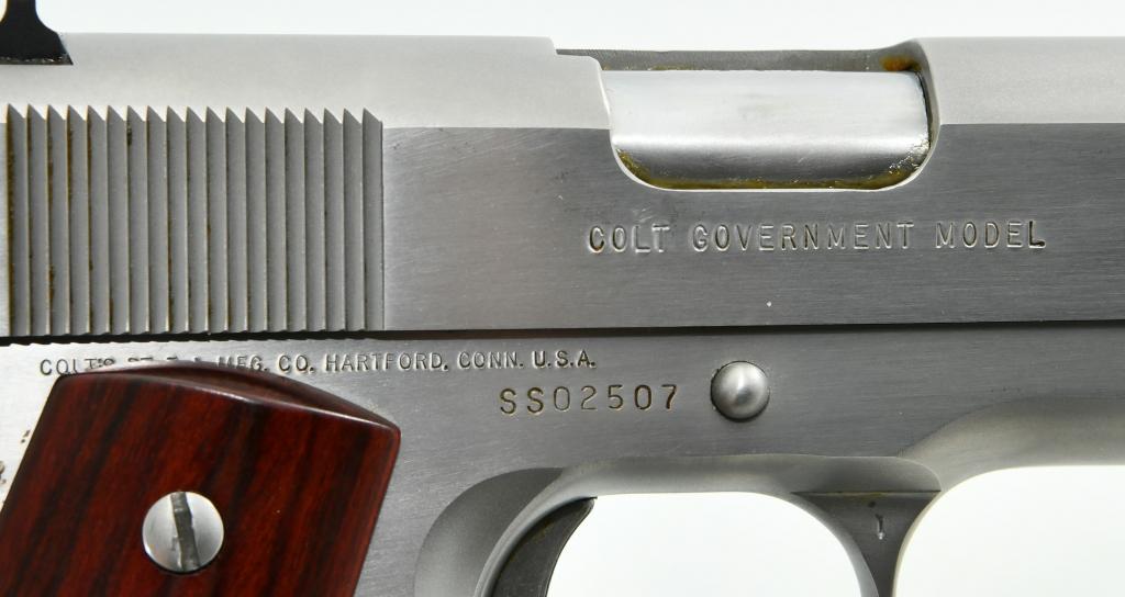 Mint Colt Government Stainless ACP MK IV 80 Series