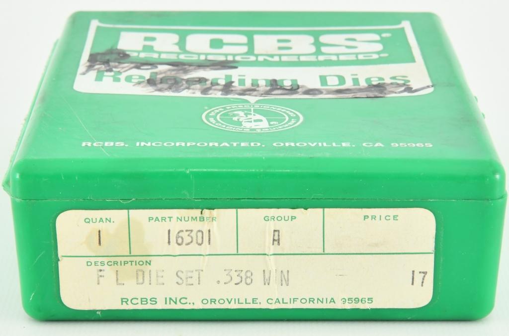 2 RCBS Full Length .338 Win Reloading Dies