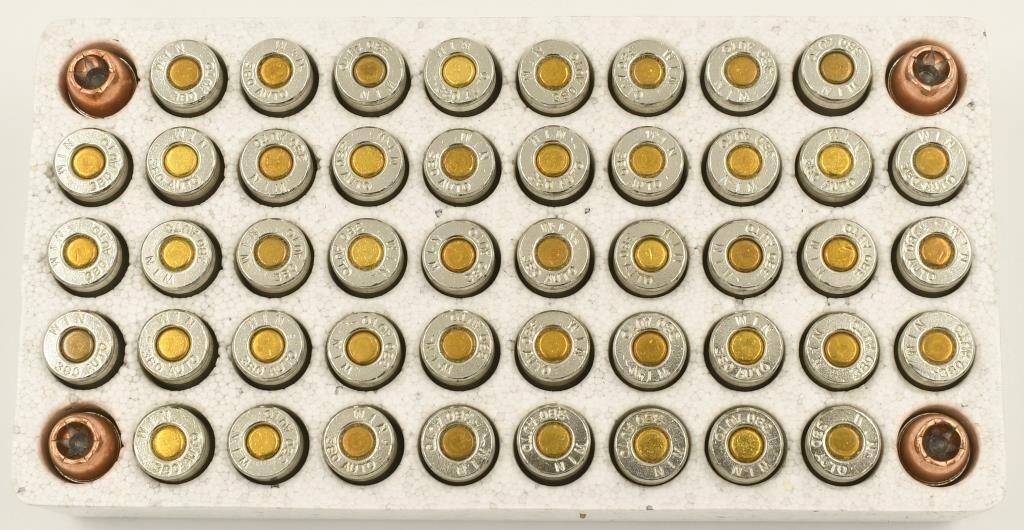 100 Rounds Of Winchester Ranger .380 Auto Ammo
