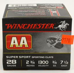 50 Rounds Of Winchester AA 28 Ga Shotshells