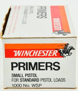 1000 Count Of Winchester Small Pistol Primers