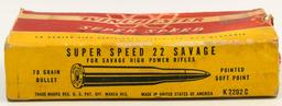 19 Rounds of Winchester .22 Savage Ammunition