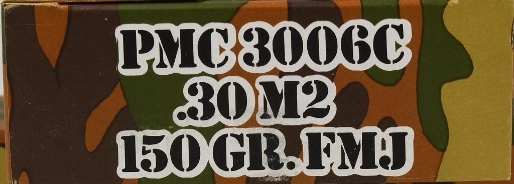 40 Rounds Of Military M2 PMC .30-06 Ammunition