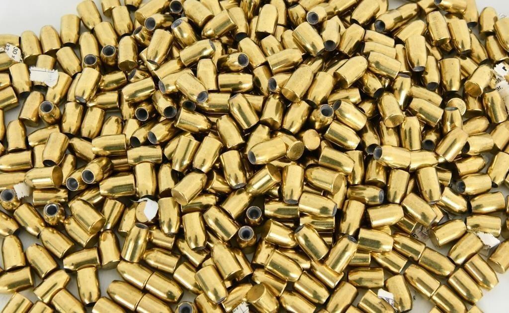 500 Count of 9mm Jacketed Hollow Point Bullet Tips