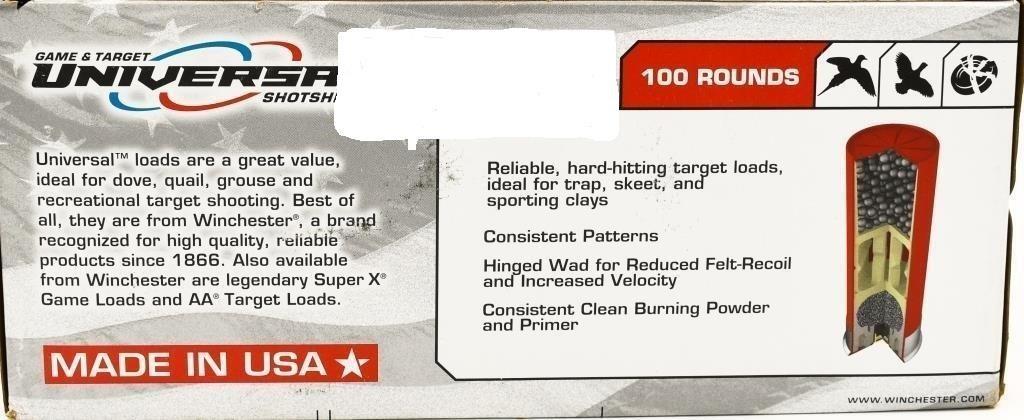 100 Rounds Of Winchester Heavy Load 12 Ga