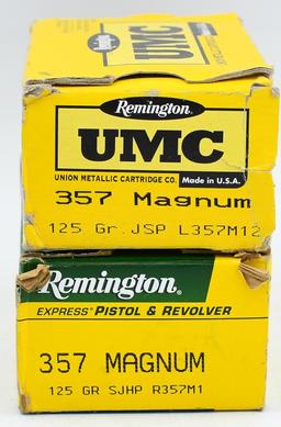 67 Rounds Of Remington .357 Magnum Ammunition